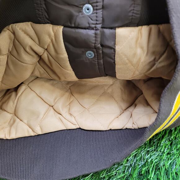 Vintage Dunbrooke Pla-Jac Bomber Jacket M/L 23x25 Baggy Crop USA - Picture 2 of 13